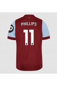 Fotbalové Dres West Ham United Kalvin Phillips #11 Domácí Oblečení 2023-24 Krátký Rukáv